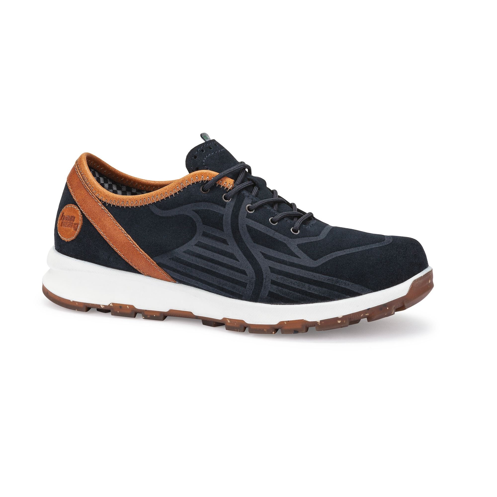 Hanwag Women's Valpega ES Trail Shoes Navy/Yellow BDVKI0362